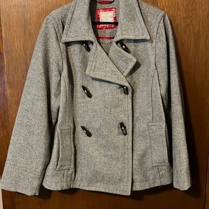 Grey Old Navy Peacoat